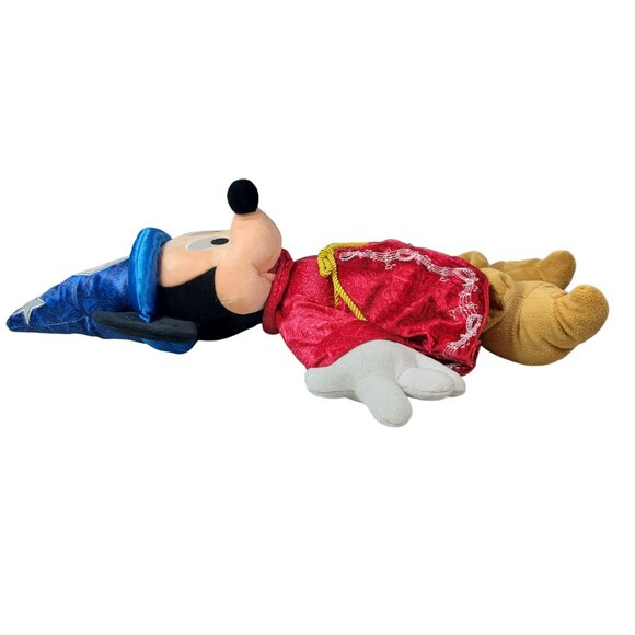 Disney Parks Sorcerer's Apprentice Fantasia Large Plush 23" Doll Mickey Mouse - Picture 6 of 10